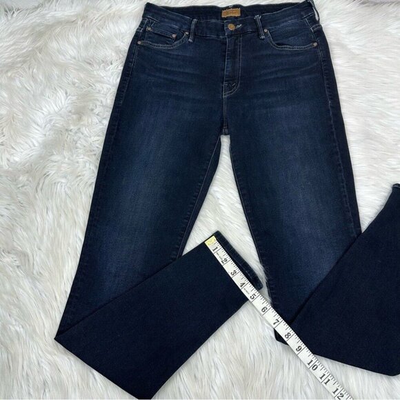 Mother Women’s High‎ Waisted Looker Coffee Tea or Me Designer Jeans W29/L30 - Picture 11 of 11
